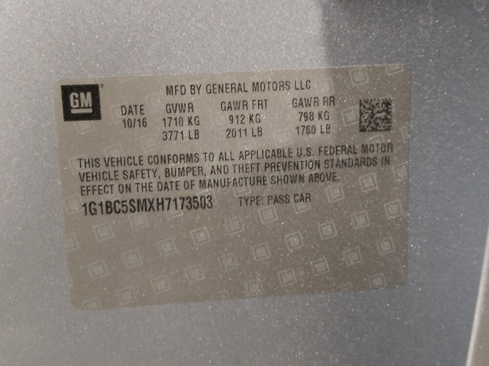 2017 Chevrolet Cruze in Kissimmee, FL 34744 - 18052240 33