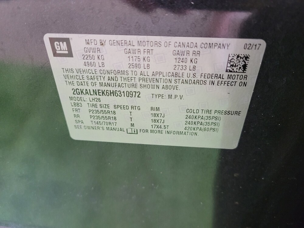 2017 GMC Terrain in Columbus, OH 43228 - 18052290 33