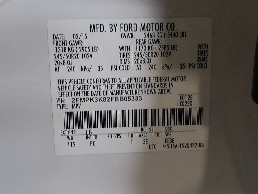 2015 Ford Edge in Gainesville, FL 32609 - 18052506 33