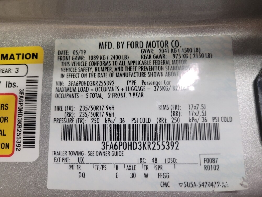 2019 Ford Fusion in Greensboro, NC 27407 - 18052602 33