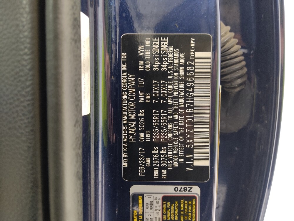 2017 Hyundai Santa Fe in Columbus, OH 43228 - 18053333 33