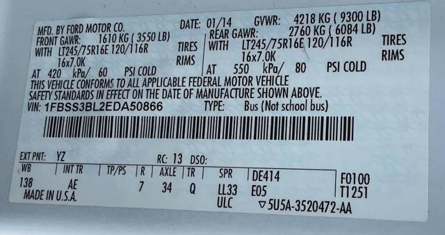 2014 Ford E-350 and Econoline 350 in Blauvelt, NY 10913 - 18053401 25