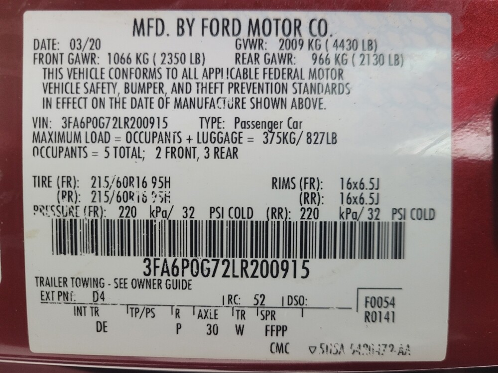 2020 Ford Fusion in Houston, TX 77074 - 18053734 33