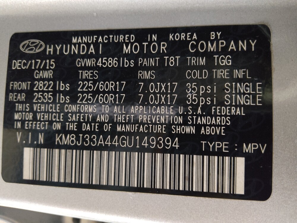 2016 Hyundai Tucson in Stone Mountain, GA 30083 - 18053754 33