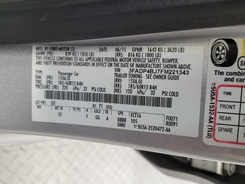 2015 Ford Fiesta in Las Vegas, NV 89104 - 18054250 33