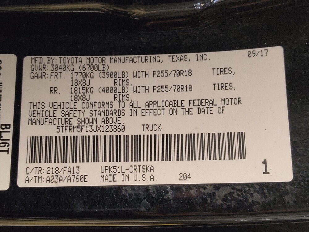 2018 Toyota Tundra in Lauderdale Lakes, FL 33313 - 18054270 33