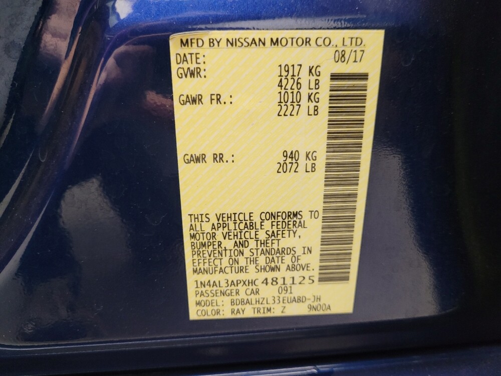 2017 Nissan Altima in Lexington, KY 40509 - 18054399 33