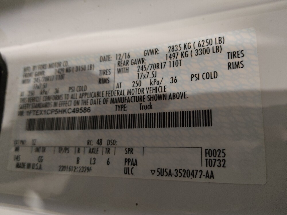 2017 Ford F150 in Temple Hills, MD 20746 - 18054607 33