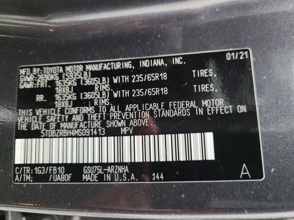 2021 Toyota Highlander in Taylor, MI 48180 - 18054780 33