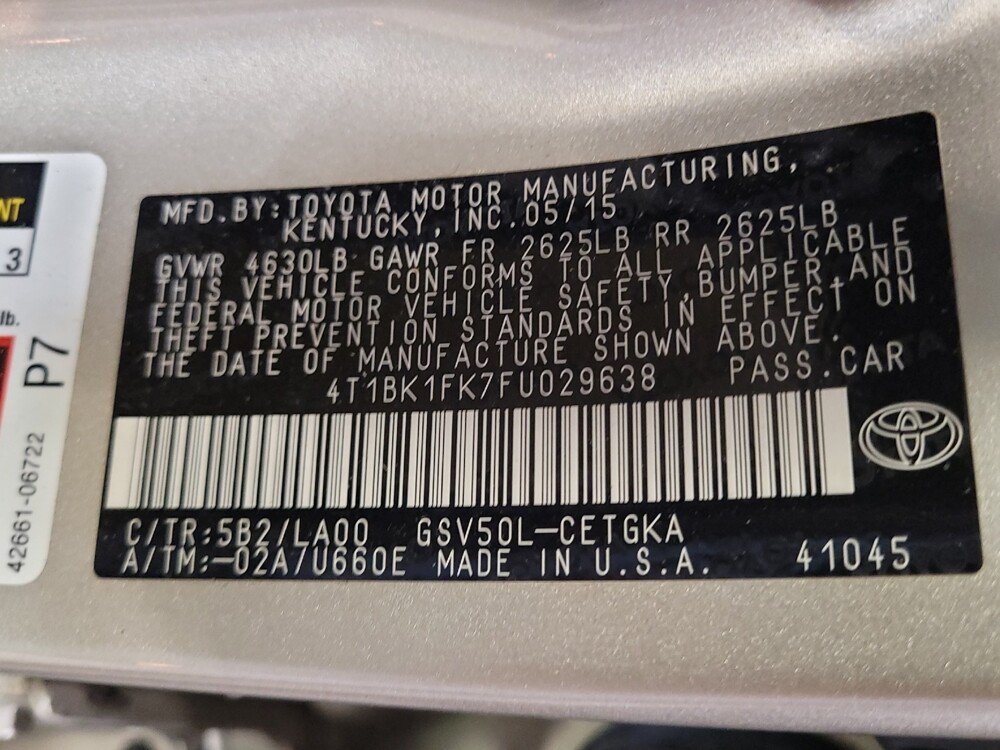 2015 Toyota Camry in Bradenton, FL 34207 - 18054880 33