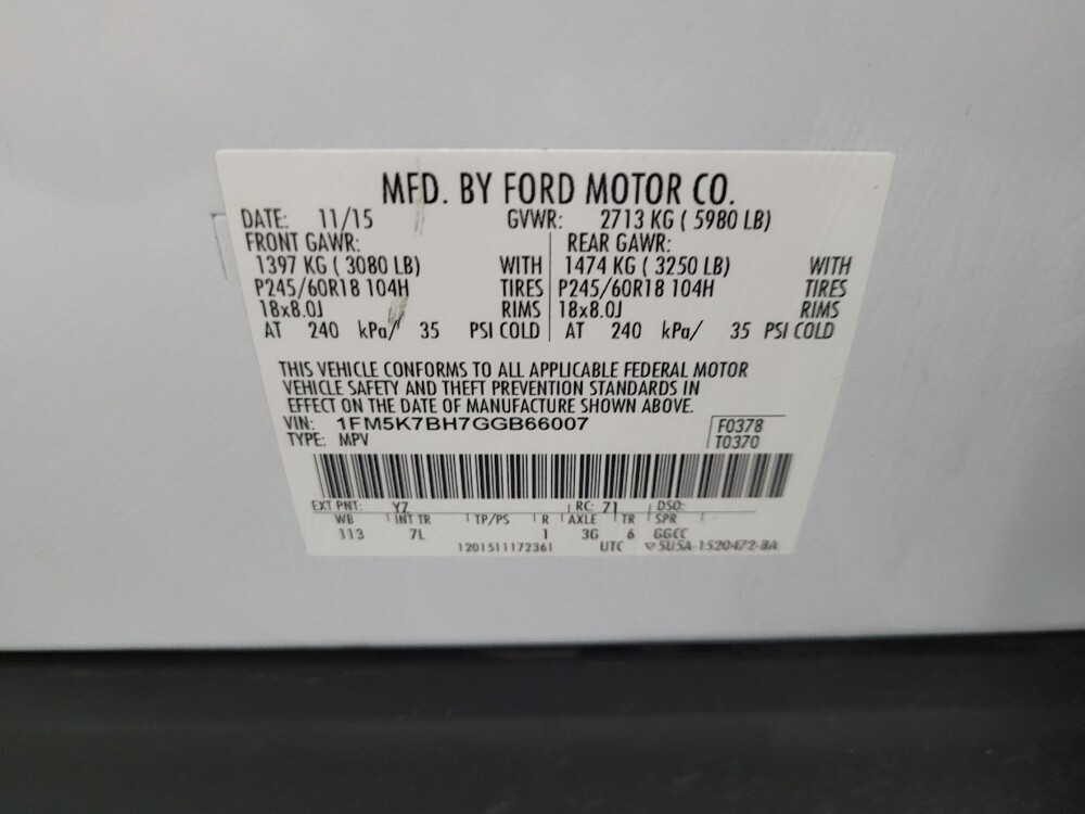 2016 Ford Explorer in Las Vegas, NV 89104 - 18055007 33