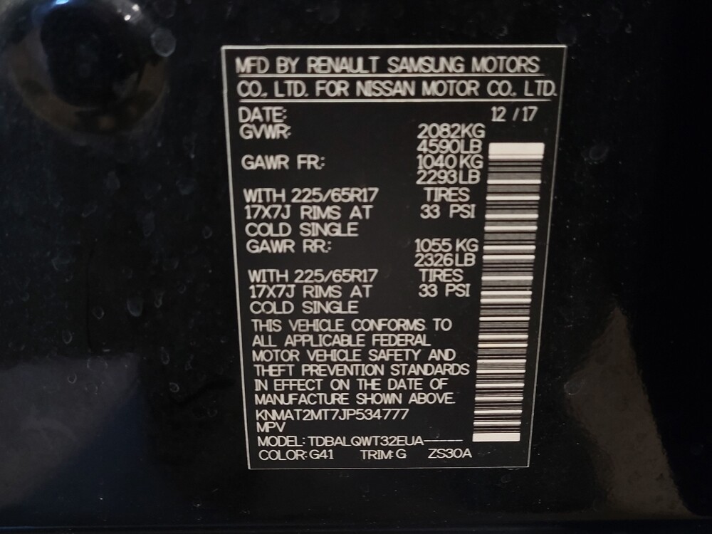 2018 Nissan Rogue in West Palm Beach, FL 33409 - 18055719 33