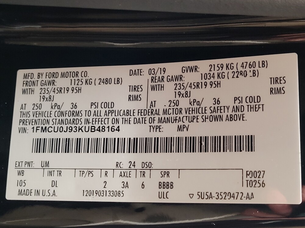 2019 Ford Escape in Jacksonville, FL 32210 - 18055738 33