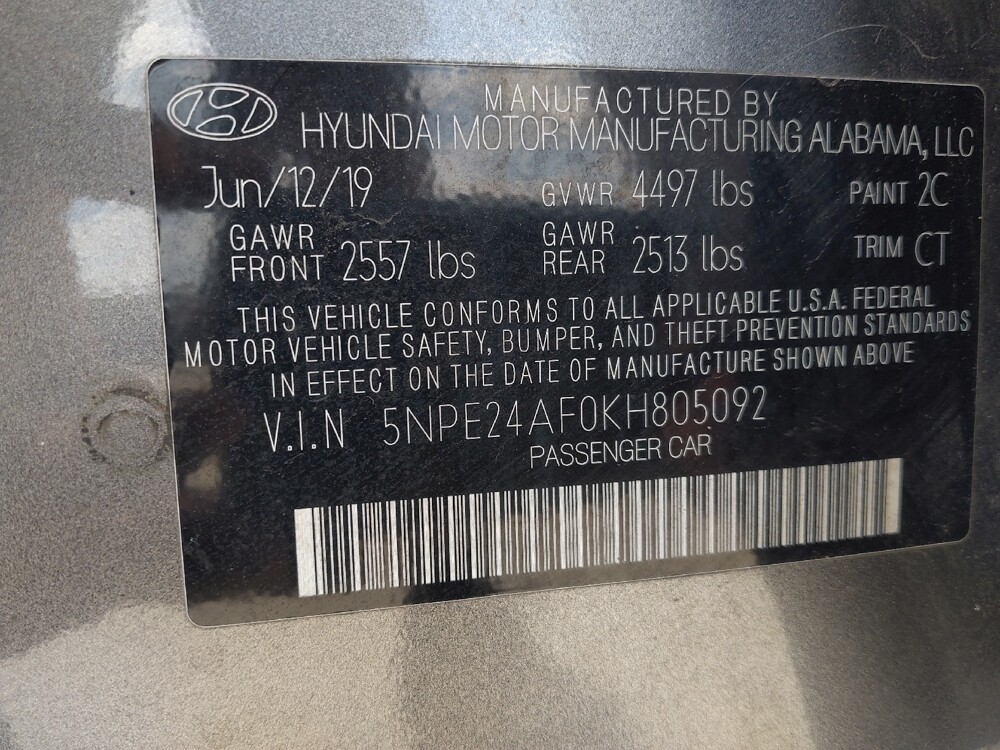 2019 Hyundai Sonata in Union City, GA 30291 - 18055945 33