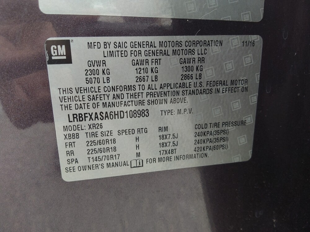 2017 Buick Envision in Union City, GA 30291 - 18056090 33