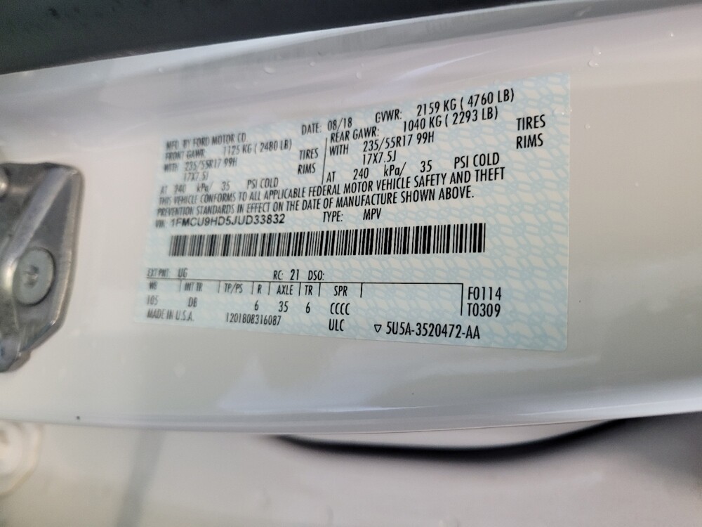 2018 Ford Escape in Miamisburg, OH 45342 - 18056108 33