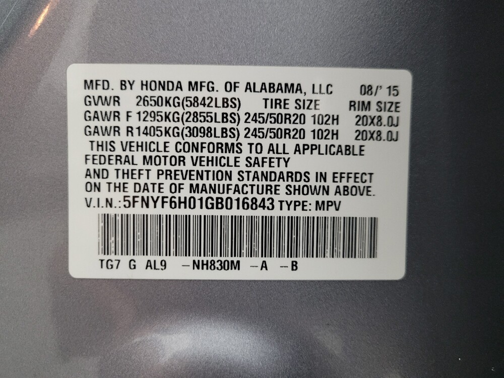 2016 Honda Pilot in Albuquerque, NM 87113 - 18056404 33