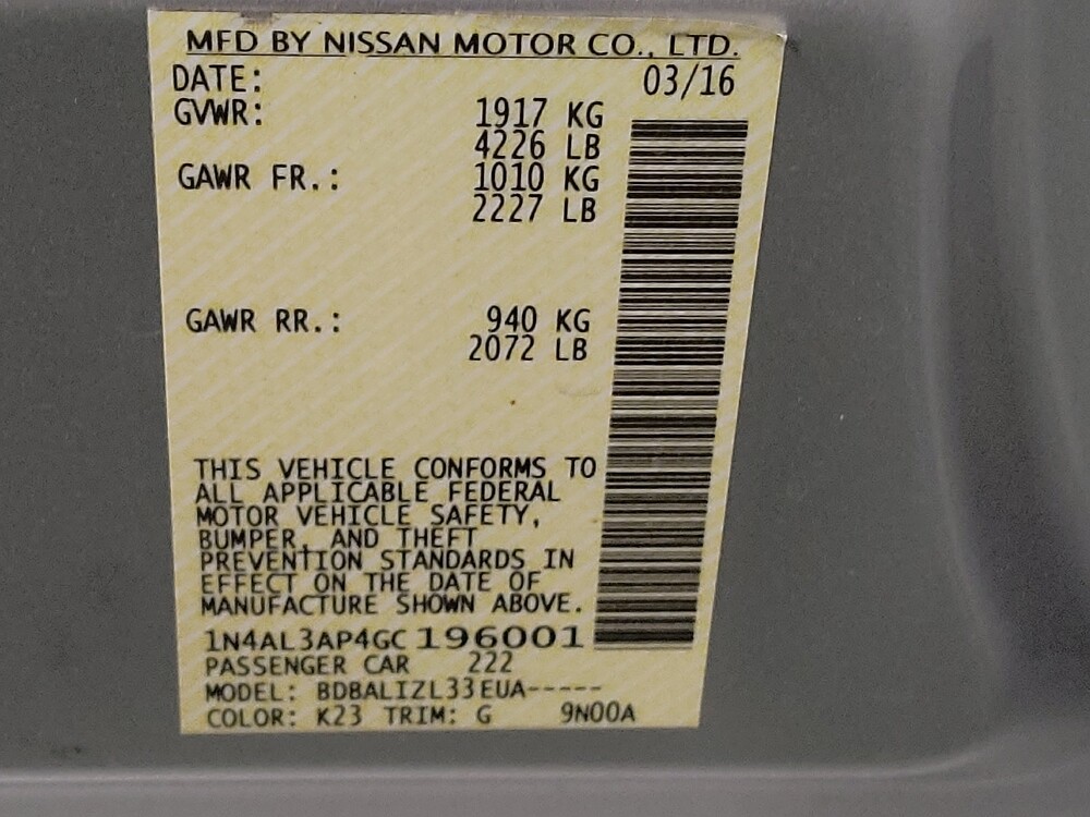 2016 Nissan Altima in Fort Worth, TX 76116 - 18056560 33