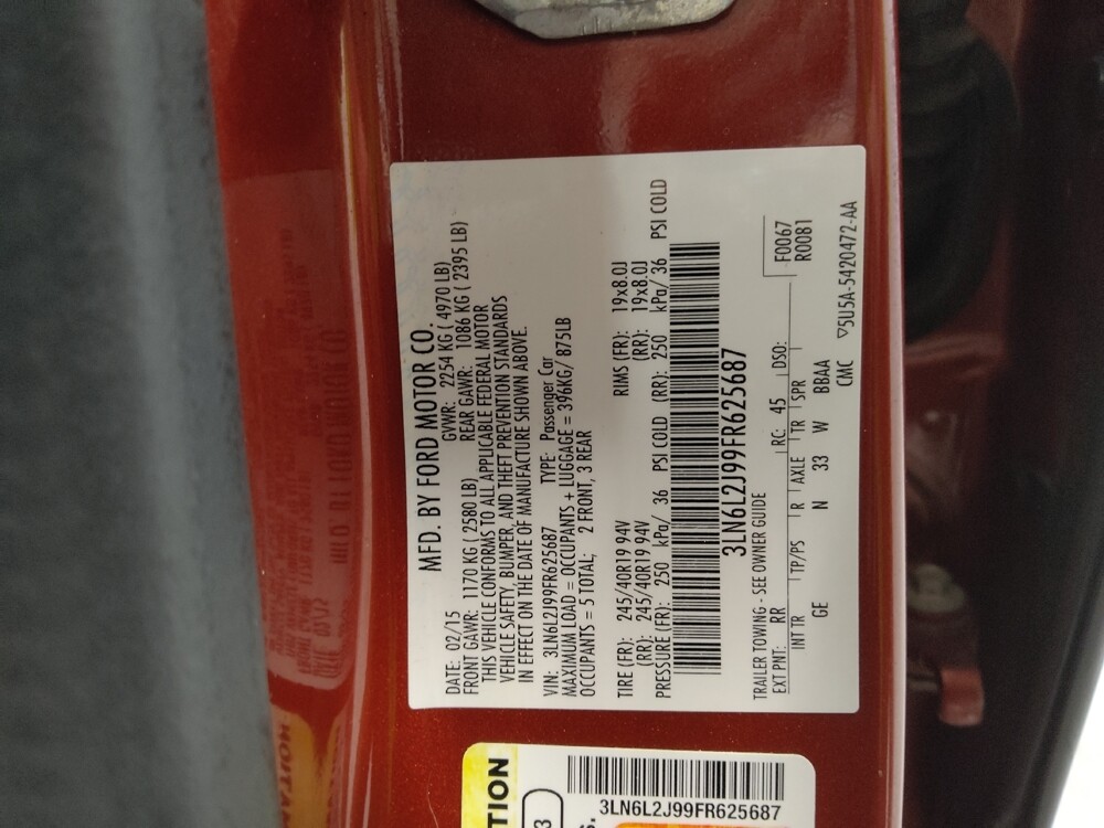 2015 Lincoln MKZ in Columbus, OH 43231 - 18056651 33