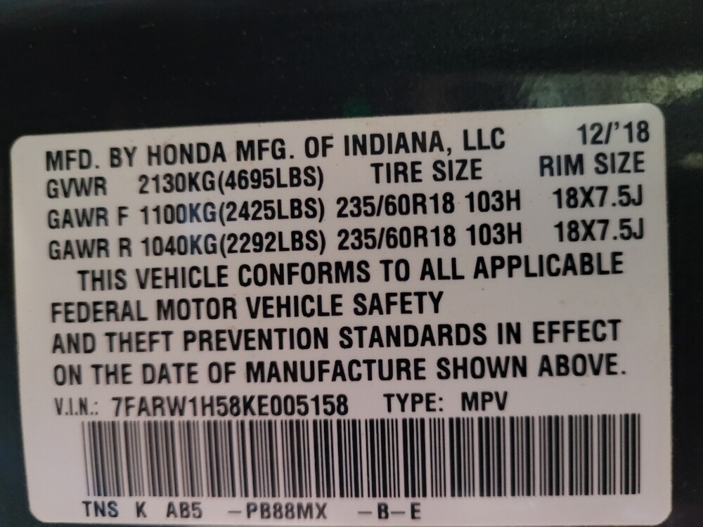 2019 Honda CR-V in Clearwater, FL 33764 - 18056733 33