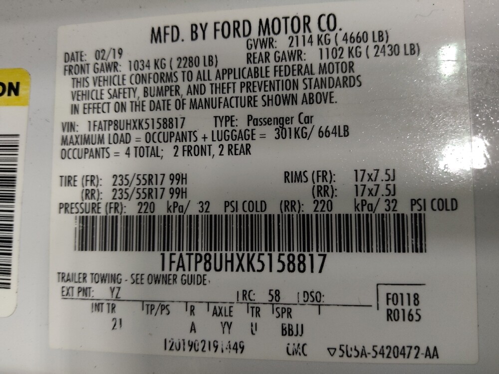 2019 Ford Mustang in Oklahoma City, OK 73139 - 18056916 33