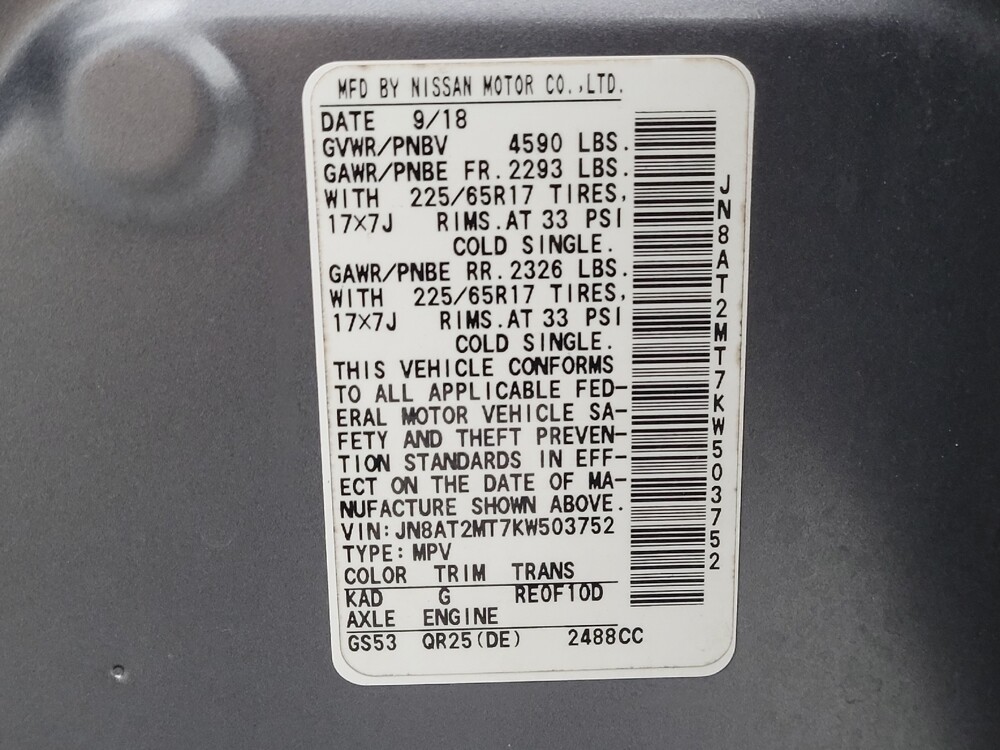 2019 Nissan Rogue in Savannah, GA 31419 - 18057541 33