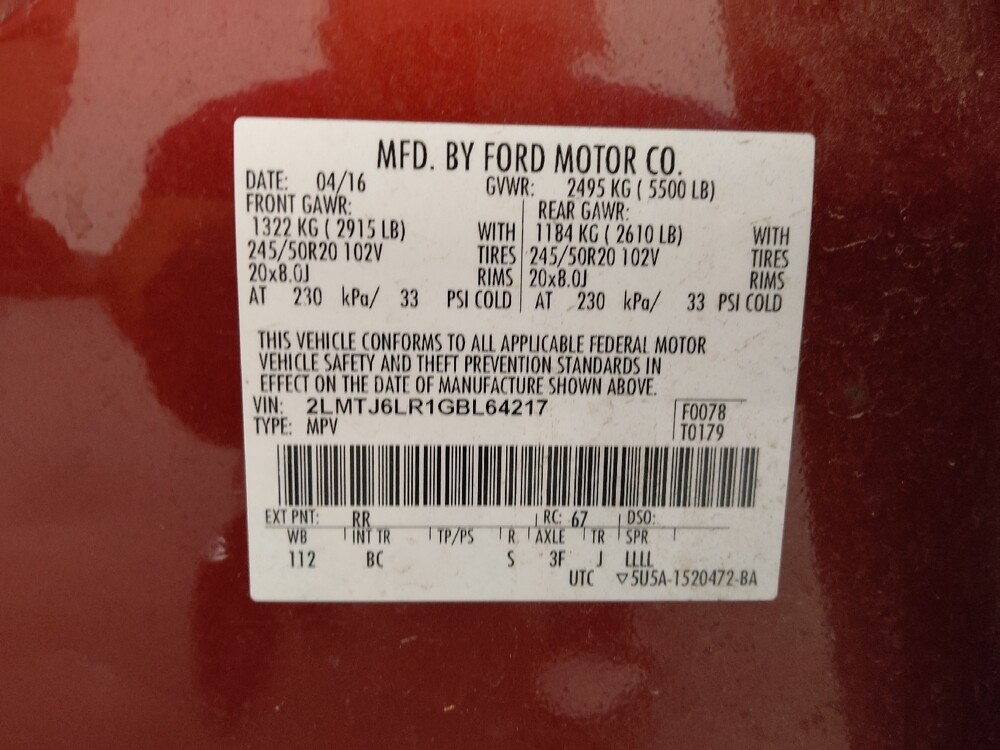 2016 Lincoln MKX in Lakewood, CO 80215 - 18057568 33