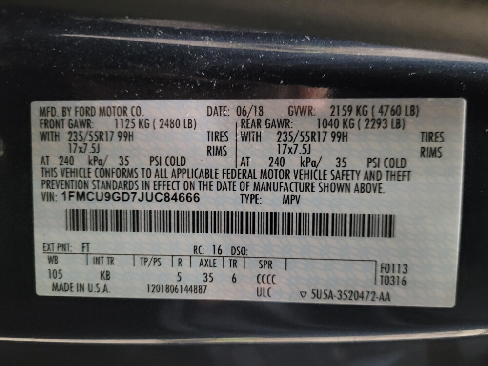 2018 Ford Escape in Plymouth Meeting, PA 19462 - 18057608 33