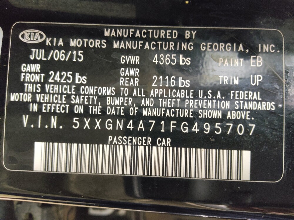 2015 Kia Optima in Round Rock, TX 78664 - 18057691 33