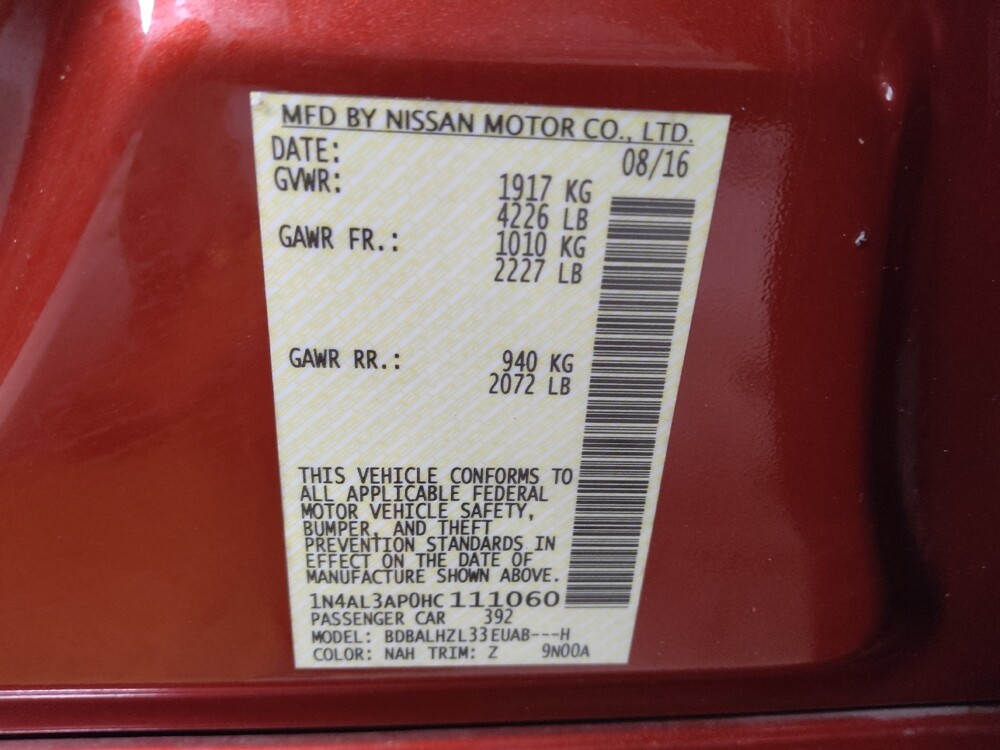 2017 Nissan Altima in Conyers, GA 30094 - 18057780 33