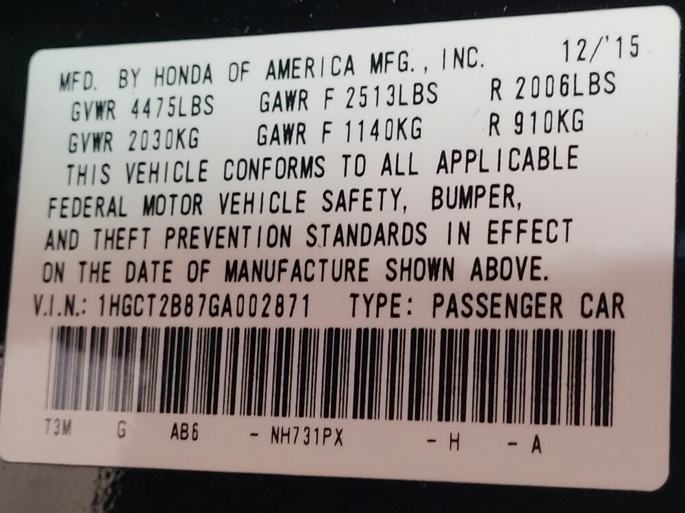 2016 Honda Accord in Savannah, GA 31419 - 18057943 33