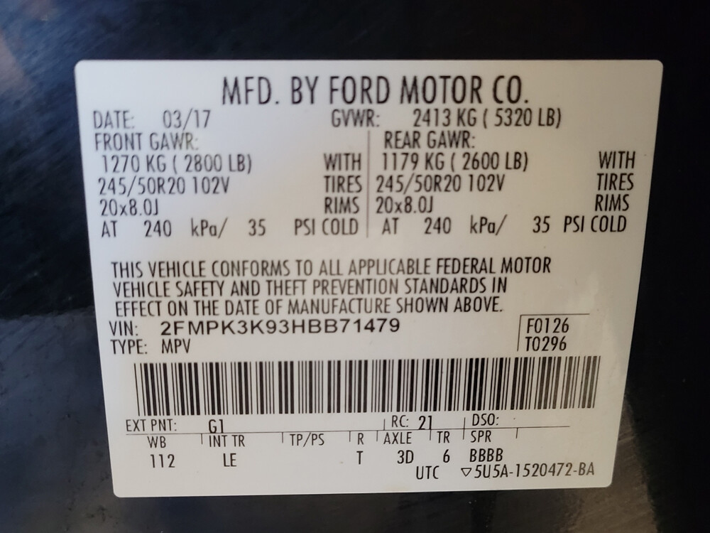 2017 Ford Edge in Orlando, FL 32808 - 18058323 33