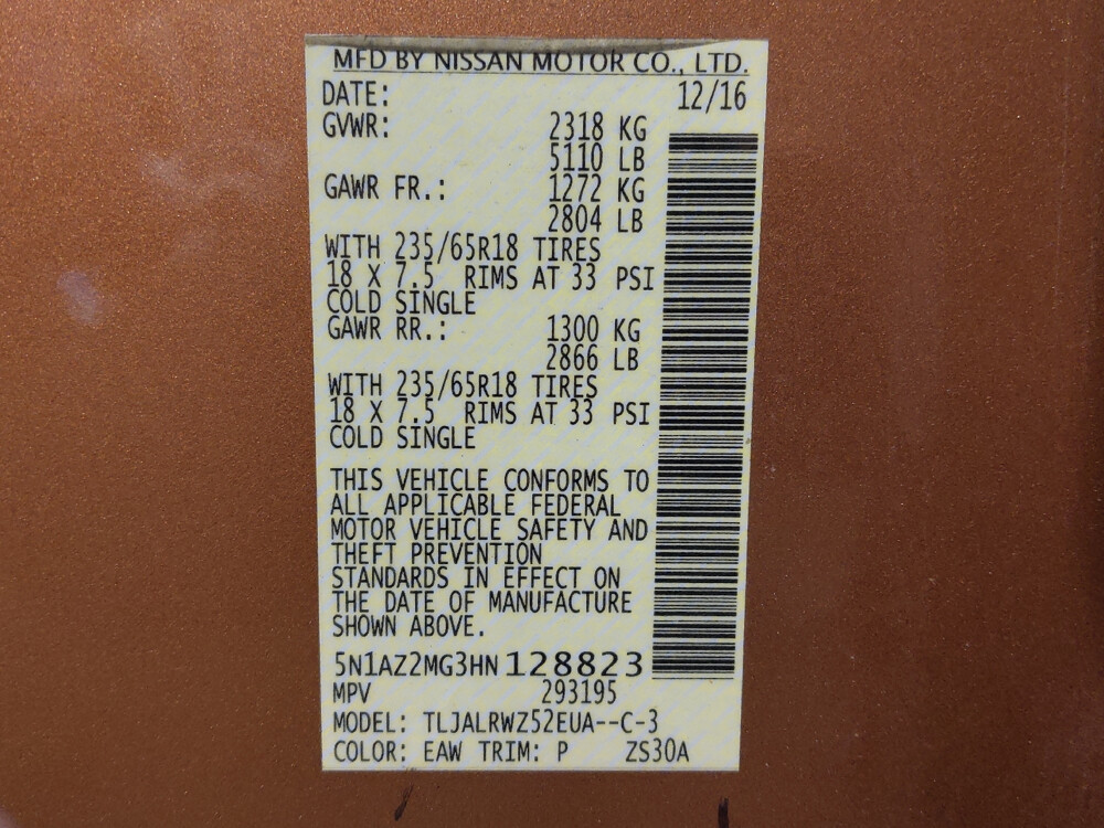 2017 Nissan Murano in Houston, TX 77034 - 18058547 33