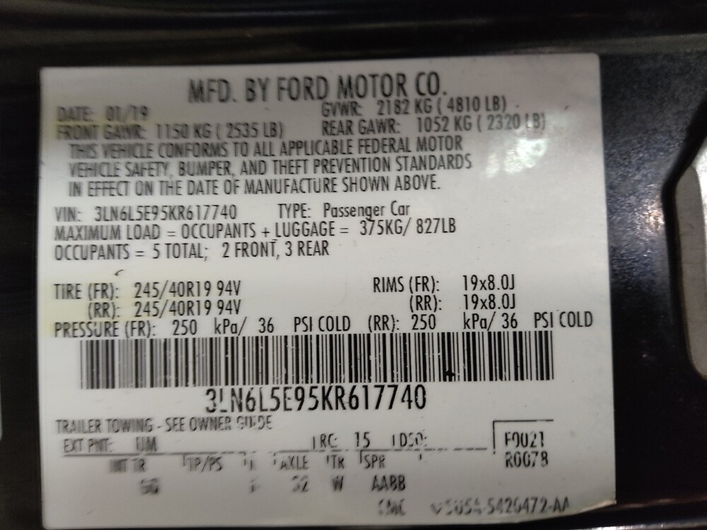 2019 Lincoln MKZ in El Paso, TX 79907 - 18058771 33