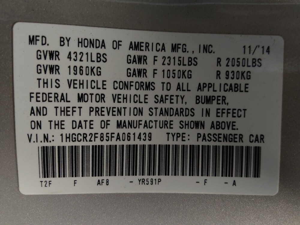 2015 Honda Accord in Houston, TX 77034 - 18058852 33