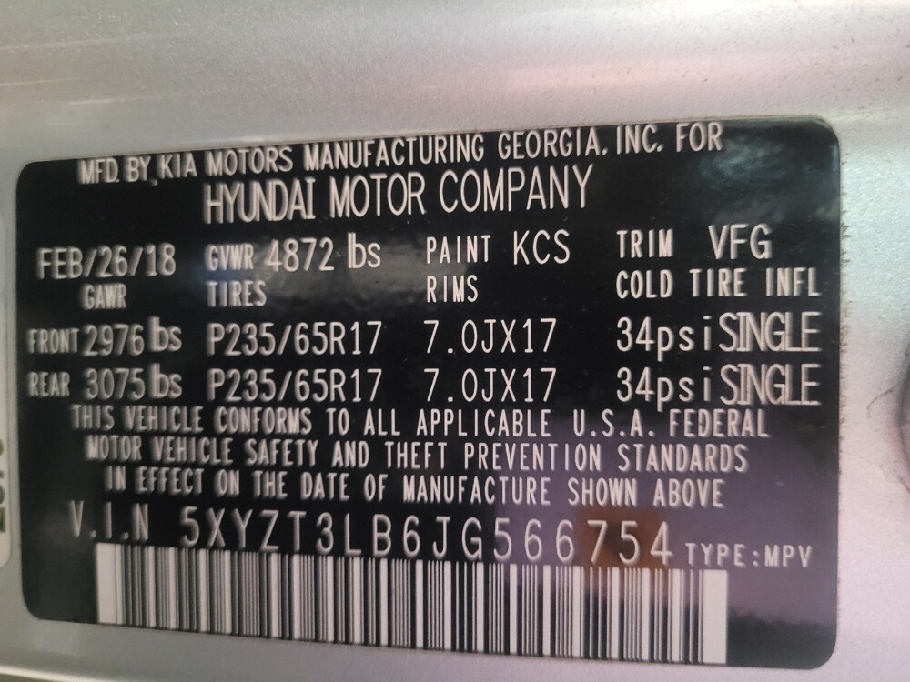 2018 Hyundai Santa Fe in Newport News, VA 23601 - 18058860 33