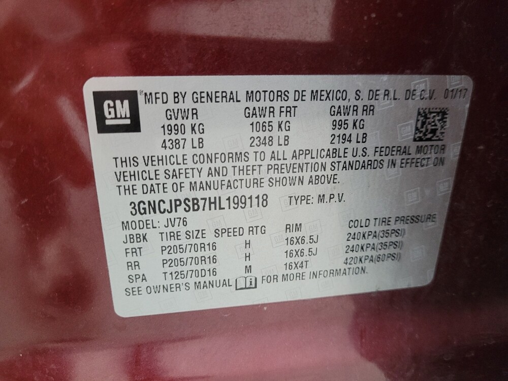 2017 Chevrolet Trax in Maple Heights, OH 44137 - 18058915 33