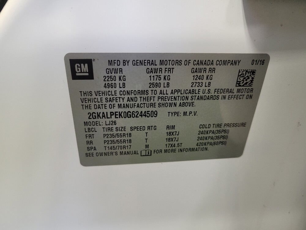 2016 GMC Terrain in Fairfield, OH 45014 - 18059115 33