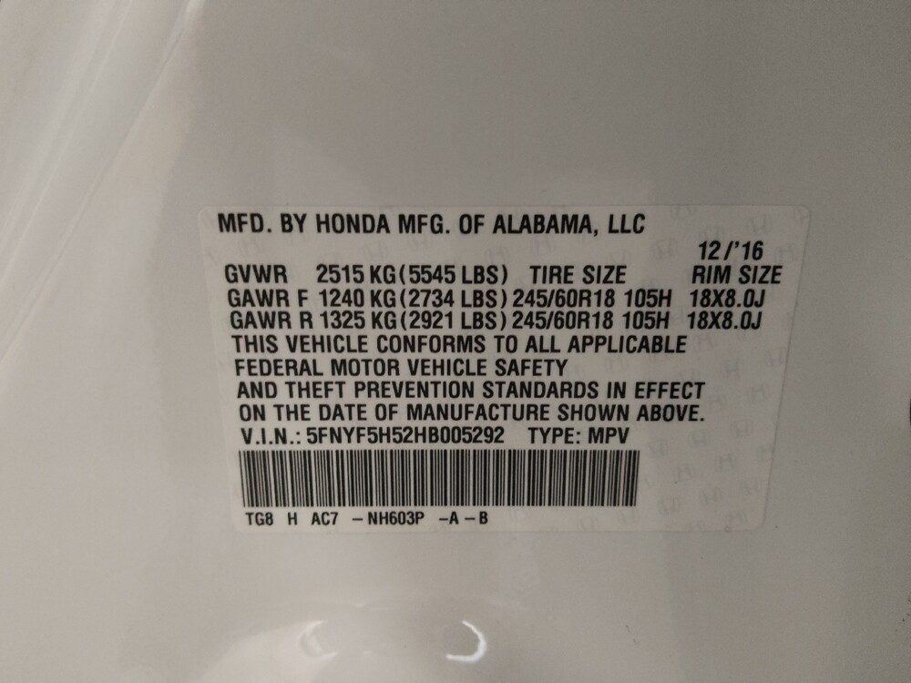 2017 Honda Pilot in Conyers, GA 30094 - 18059747 33