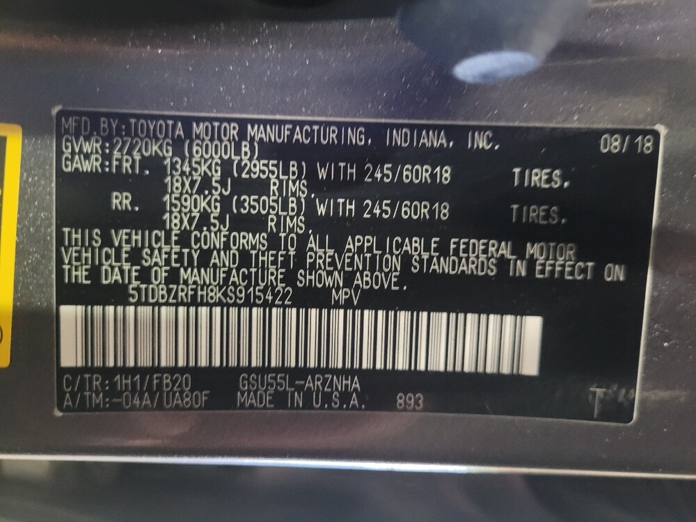 2019 Toyota Highlander in Temple Hills, MD 20746 - 18059925 33