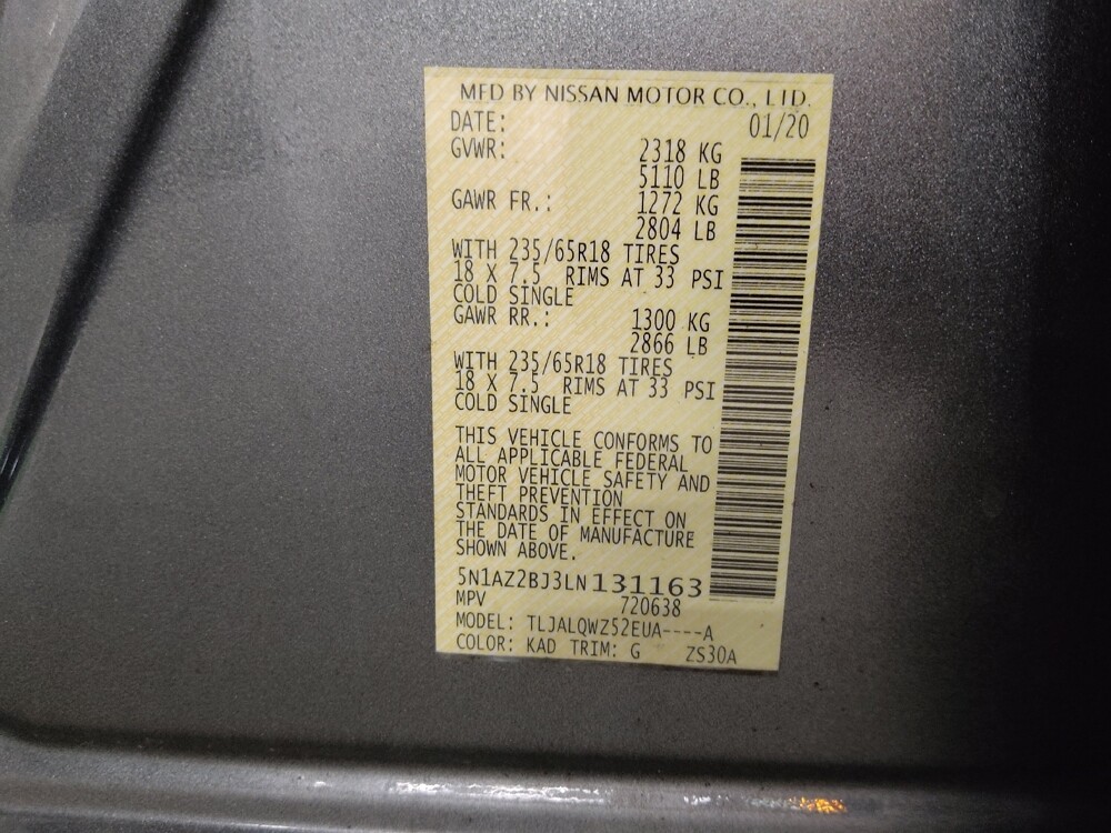 2020 Nissan Murano in Lewisville, TX 75067 - 18060396 33