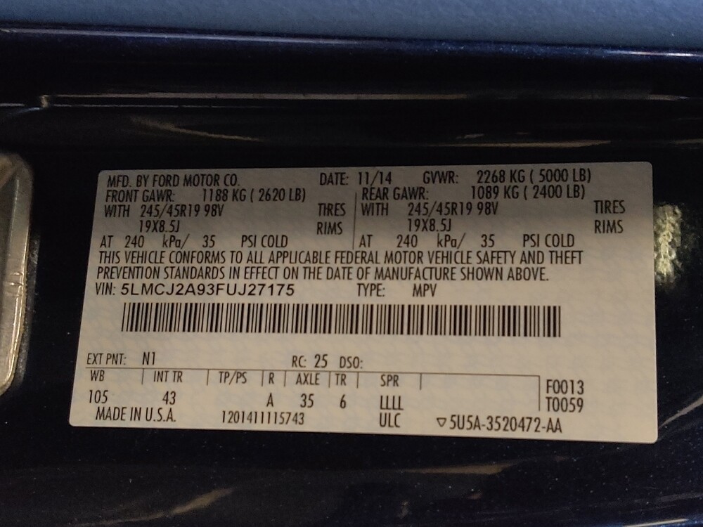 2015 Lincoln MKC in Gainesville, FL 32609 - 18060590 33