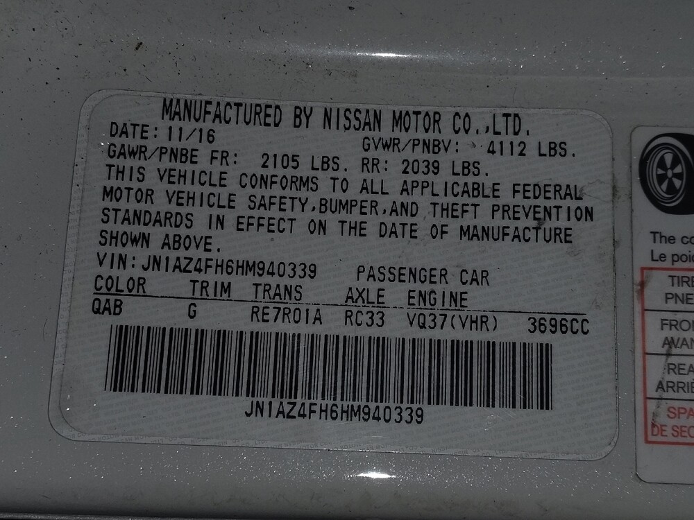 2017 Nissan 370Z in Hialeah, FL 33014 - 18060679 33