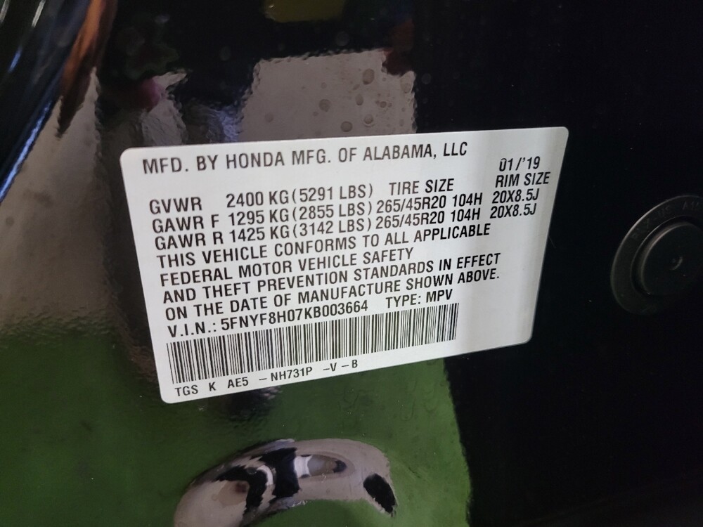 2019 Honda Passport in Lexington, KY 40509 - 18060979 33
