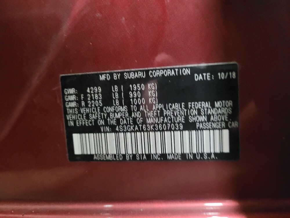 2019 Subaru Impreza in Chesapeake, VA 23320 - 18061281 33