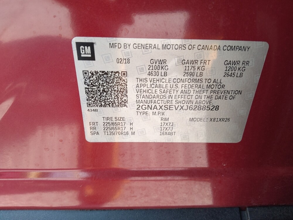 2018 Chevrolet Equinox in Stone Mountain, GA 30083 - 18061585 33