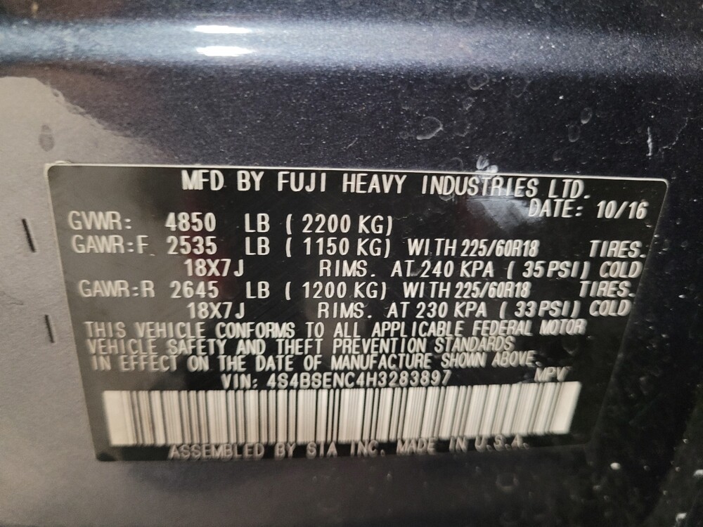 2017 Subaru Outback in Fort Myers, FL 33907 - 18061613 33