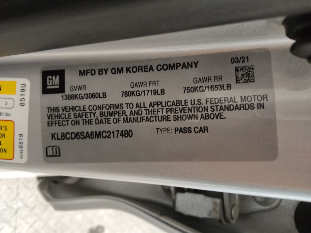 2021 Chevrolet Spark in Las Vegas, NV 89104 - 18061625 33