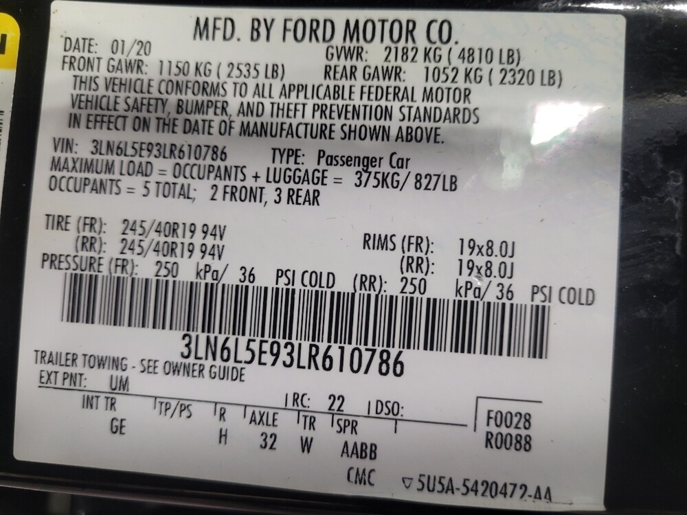 2020 Lincoln MKZ in Greenville, NC 27834 - 18061782 33