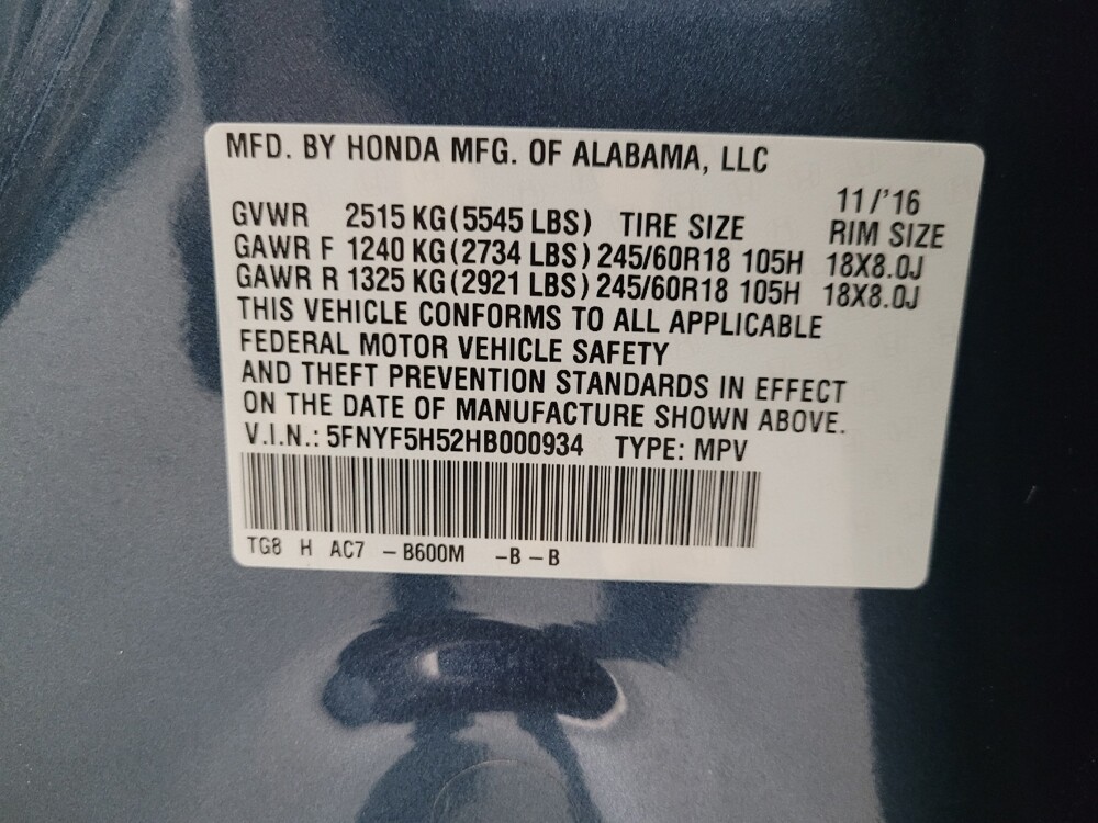 2017 Honda Pilot in Phoenix, AZ 85015 - 18062206 33